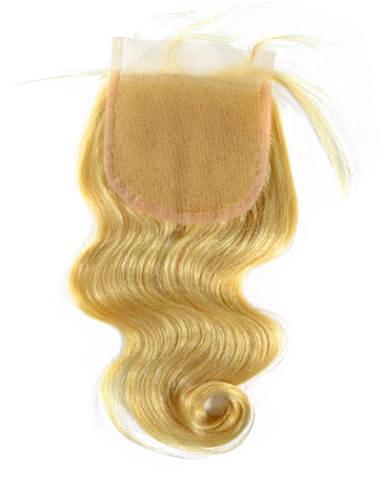 BLONDE (613) BODY WAVE LACE CLOSURE - HenJa Hair